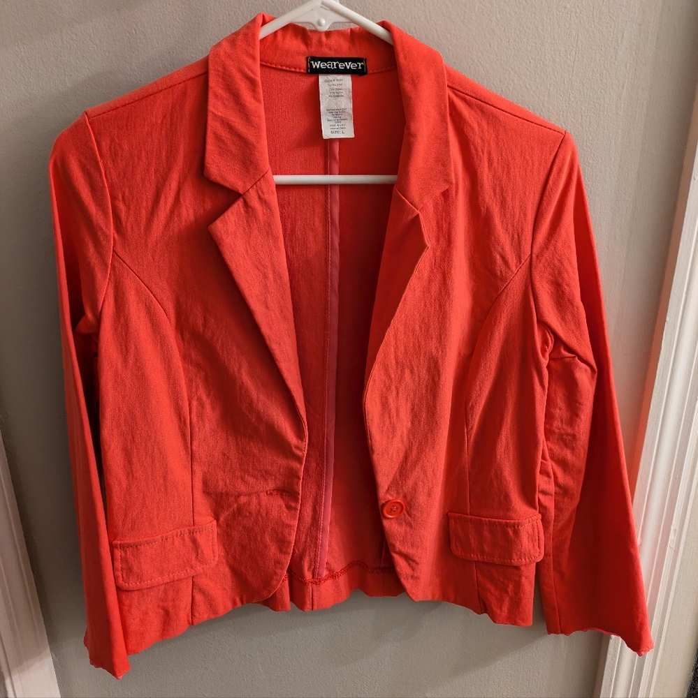 Red blazer, Large